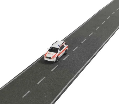 Straat met auto