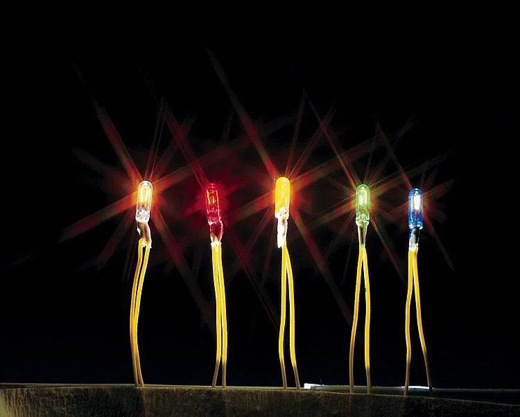 Mini draadlampje, rood