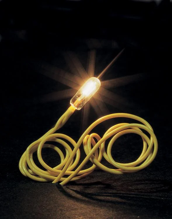 Faller 3 Mini draadlampjes, wit  (12-16v ac & dc) 180677