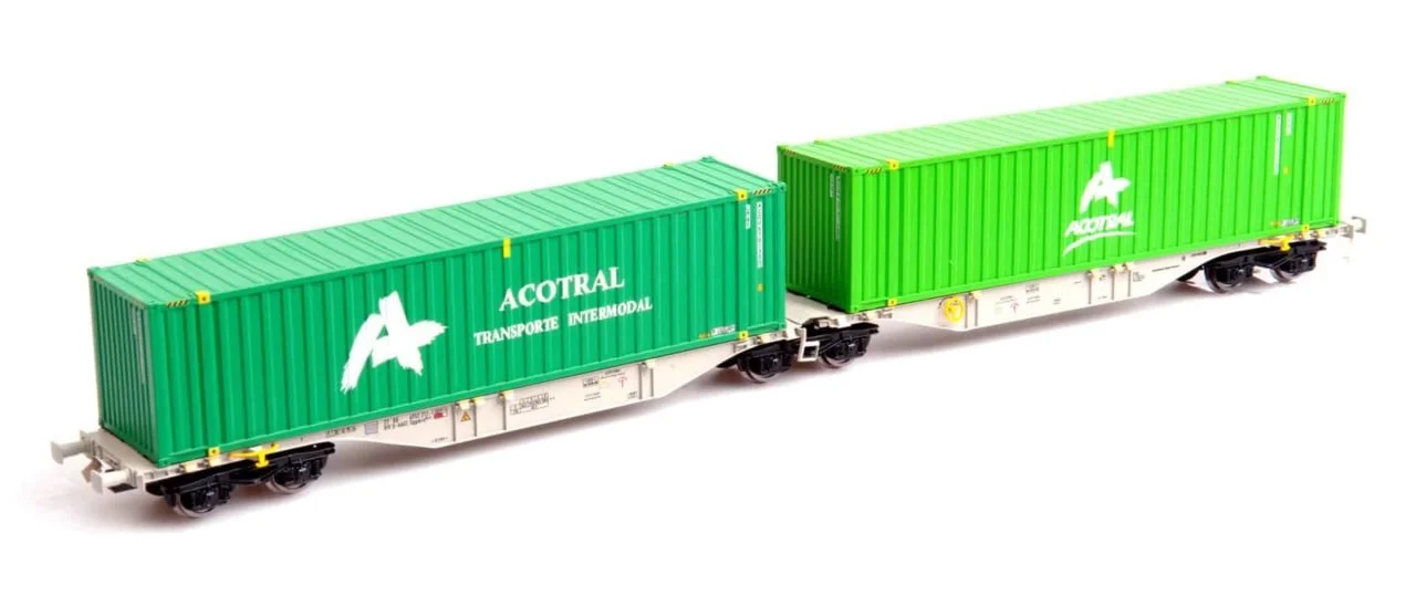 Mehano H0 Containerwagen Sggmrss'90 Aae Vi Acotrail 58966