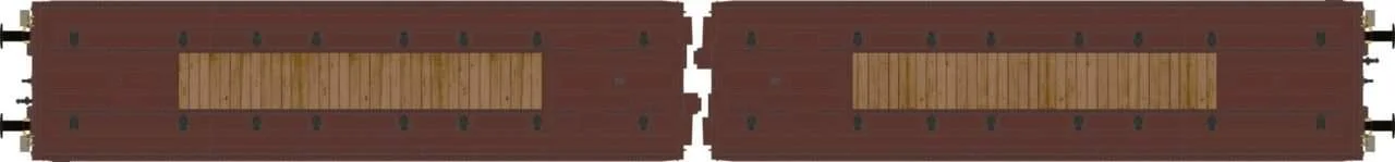 NME H0 Vlakwagen eenheid Laadks Twa 800A bruin 531400