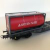 B-models ermewa, d-ermd met 2x 20 ft. Tankcontainer katoen natie - Afbeelding 2
