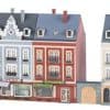 Faller N Stadshuizenrij Beethovenstraat 232385 - Afbeelding 2