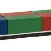 Faller H0 Binnenvaartschip met 6 containers 131013 - Afbeelding 3