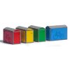 Busch H0 4 fiets lockerboxen 1988 - Afbeelding 2