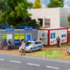 Faller H0 Politie en DRK kantoor container 180338