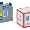 Faller H0 Politie en DRK kantoor container 180338 - Afbeelding 4
