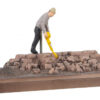 Faller H0 Bouwvakker met compressor 180693 - Afbeelding 3