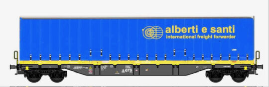 B models 54.412  GTS containerwagen Alberti e Santi (noviteit 2024)