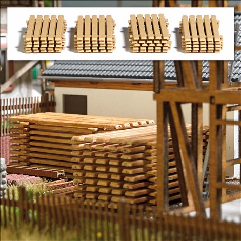 Busch H0 Stapel Planken 7760