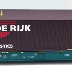 B Models 54.418 Sgns wagon, LINEAS Belgium, with 45ft container  JAN DE RIJK Logistics