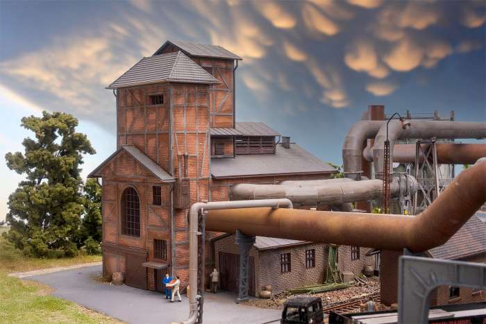 Faller H0 Blaaszaal met pijpleidingen 130024