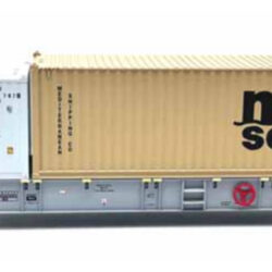 B models  Sgns wagon, NMBS / SNCB,  20ft MAERSK + 40ft MSC 54.171