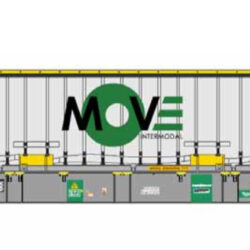 B models  Sgns wagon, LINEAS Belgium, met Swap Body container  MOVE intermodal  54.422