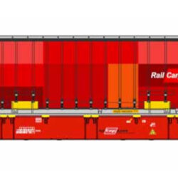B models  Sgns wagon, A-OBB , with new Swap Body Rail Cargo Group  54.424