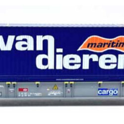 B models  Sgns wagon, SBB Cargo, with 45ft container  Van Dieren 54.429