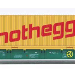 B models  Sgns wagon, A-STBAT , Steiermark , with 45ft container  Nothegger 54.431