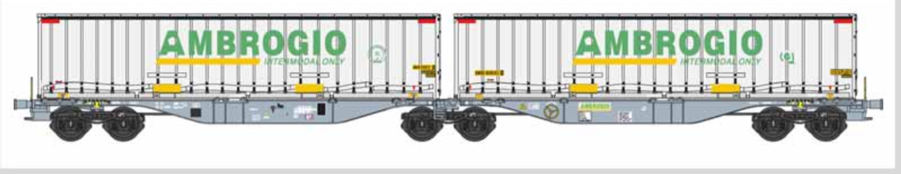 B models  Sggmrs Ambrogio, with 2x 45ft swap body containers Ambrogio (light grey)  59.311
