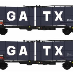 B-models / van Biervliet ketelwagens set  GATX  81100 (noviteit 2026)