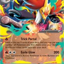 Pokemon pitch black / MEGA Delphox / 008/084