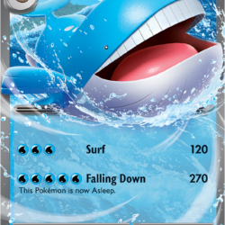 Pokemon pitch black / Wailord EX  / 016/084