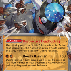 Pokemon pitch black / Rampardos / 045/084