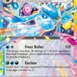 Pokemon prismatic evolutions / Glaceon EX / 026/131