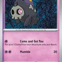 Pokemon prismatic evolutions / Duskull  / 035/131